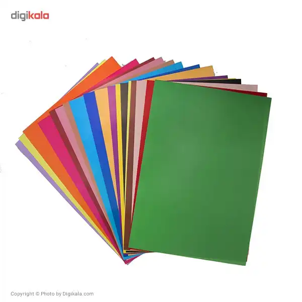 کاغذ رنگی 18 رنگ کلیپس