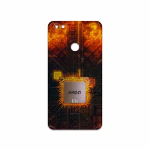 MAHOOT AMD Brand Cover Sticker for Xiaomi Redmi Note 5A Prime