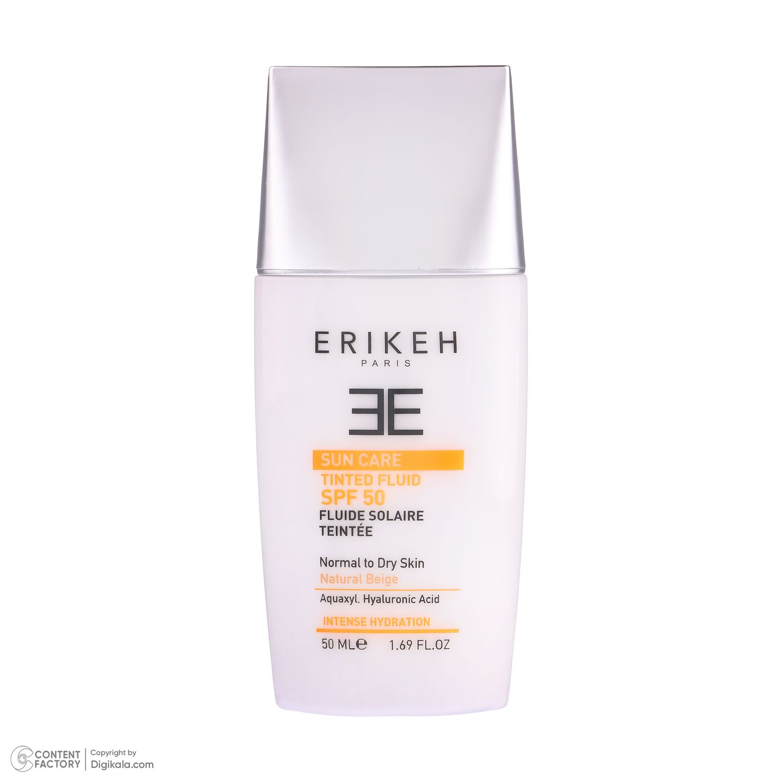 کرم ضد آفتاب رنگی صورت اریکه SPF 50 مدل Tinted حاوی محافظ UVA و UVB  ‌مناسب پوست‌های خشک و معمولی حجم 50 میلی‌ لیتر -  - 2