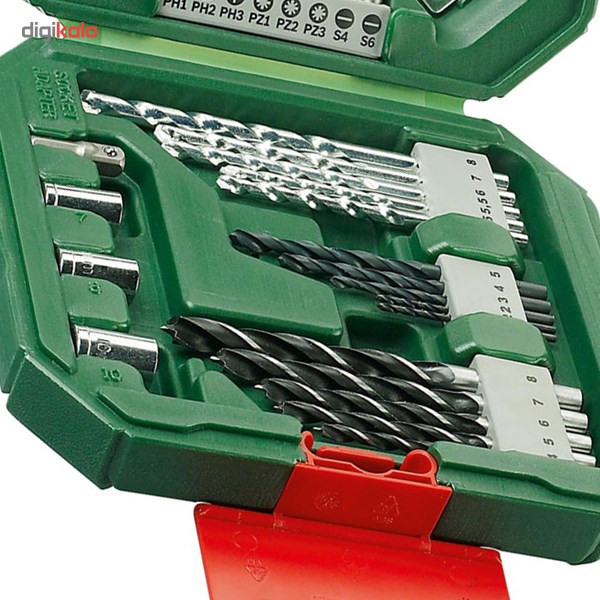 مجموعه 34 عددی ابزار سرمته بوش مدل 2607010608