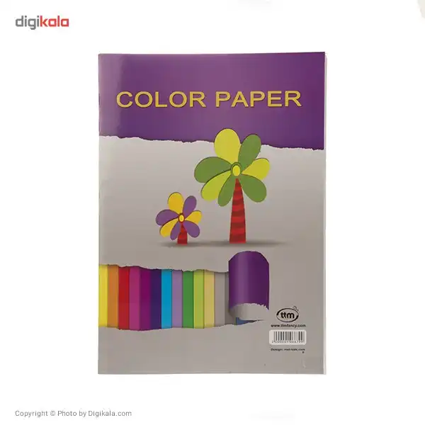 کاغذ رنگی 18 رنگ کلیپس