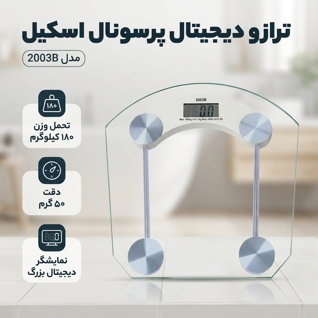 ترازو دیجیتال پرسونال اسکیل مدل 2003B