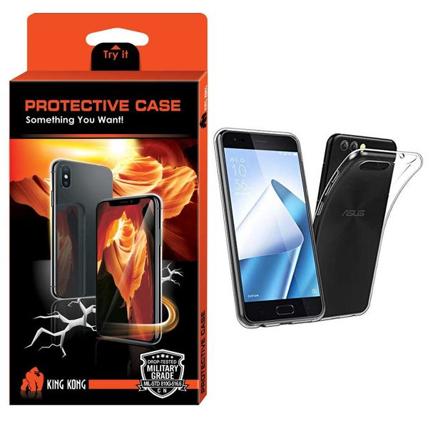 کاور کینگ کونگ مدل Protective TPU مناسب برای گوشی ایسوس Zenfone 4 ZE554KL کاور کینگ کونگ مدل Protective TPU مناسب برای گوشی ایسوس Zenfone 4 ZE554KL