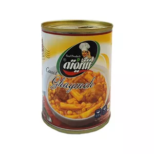 کنسرو خورشت قیمه و سیب زمینی با سویا  شیفته - 370 گرم