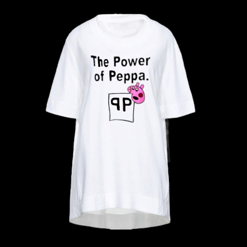 تی شرت لانگ زنانه مدل Peppa