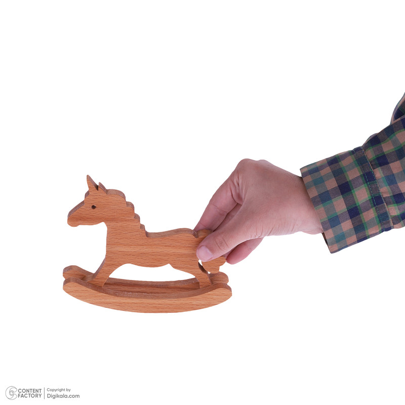 اسباب بازی چوبی مدل اسب کد WT001