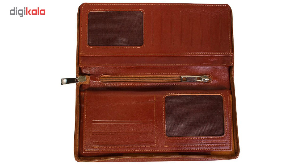 کیف دسته چک چرم ناب کد K22