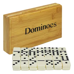بازی فکری دومینو 28 قطعه مدل wooden box