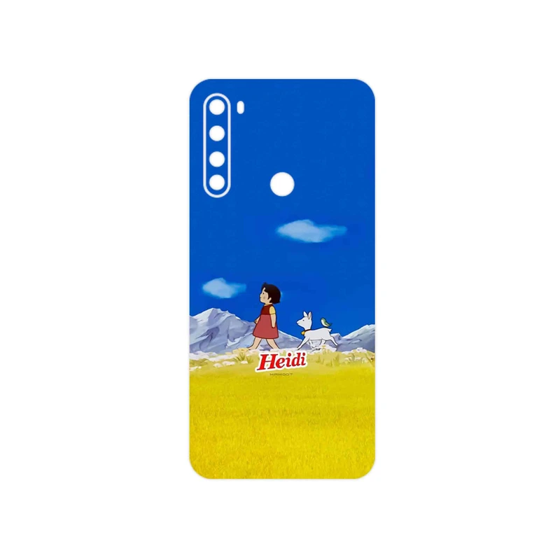 برچسب پوششی ماهوت مدل Heidi Girl of the Alps مناسب برای گوشی موبایل شیائومی Redmi Note 8 2021