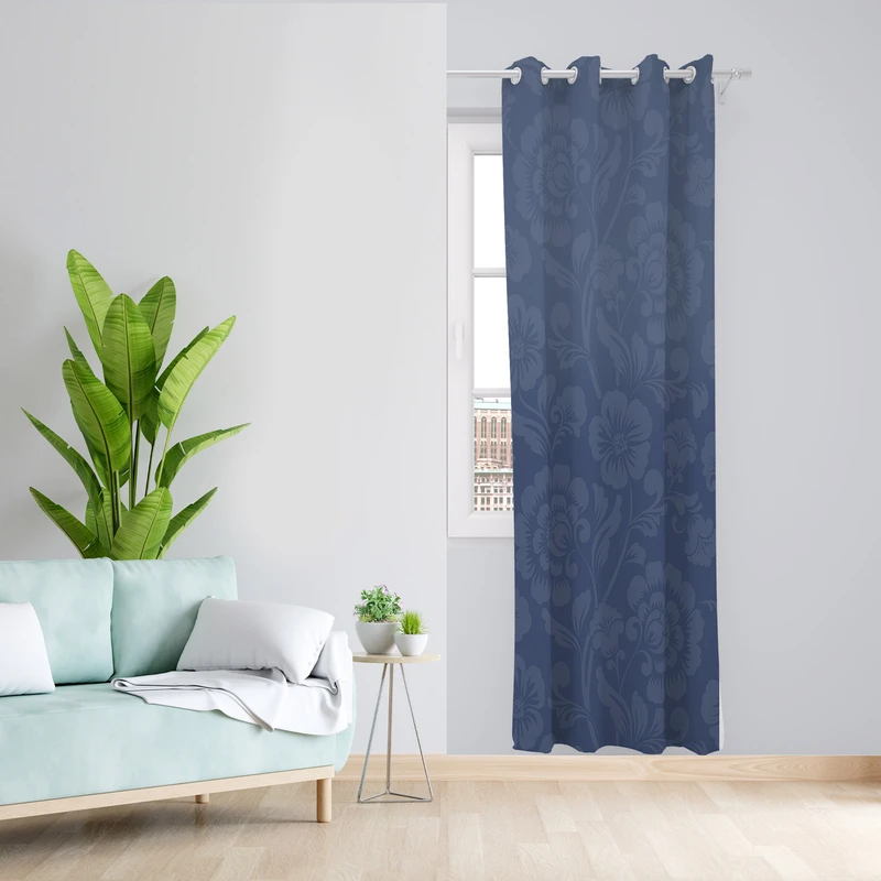 پرده مدل مخمل پانچی کد 1947 z سایز 140x200 سانتی متر