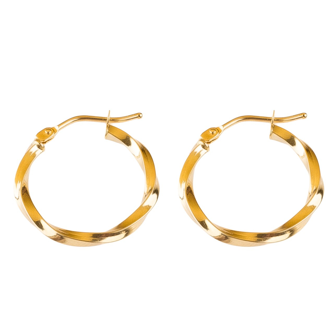 گوشواره طلا 18 عیار گالری طلاچی حلقه ای8