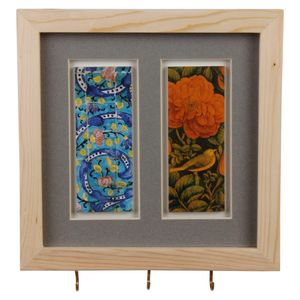 جاکلیدی گالری روح چوب طرح نقاشی ایرانی مدل sowag-kb-003