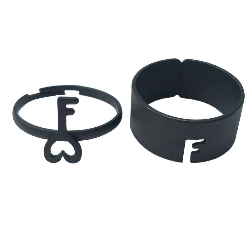 انگشتر زنانه مدل عشق ابدی کاپل کد Rcs11 مجموعه 2 عددی