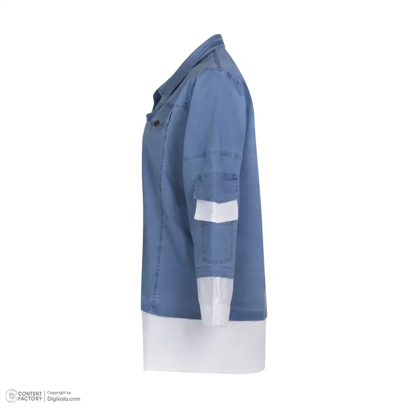 مانتو زنانه مدل جین کاغذی دو لایه