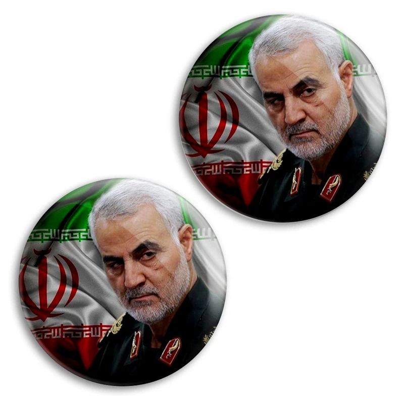 مگنت پرمانه طرح حاج قاسم سلیمانی کد pmag2.26978 مجموعه 2 عددی