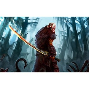 تابلو شاسی مدل هیروی جاگرنات بازی دوتا2 طرح 1  Juggernaut Dota2 Alt1 کد C1-12  