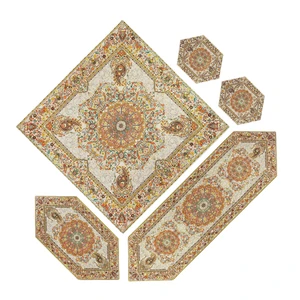 ست ۵ تکه رومیزی ترمه مدل افشار کد afr-1007