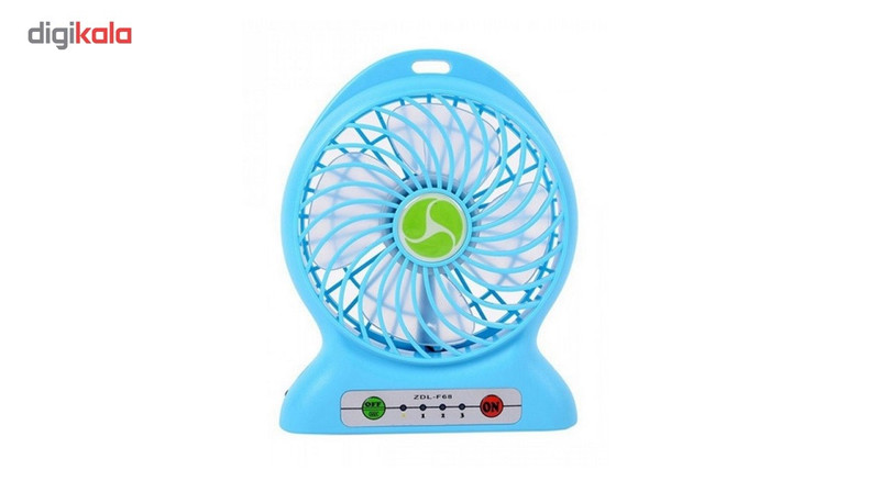 پنکه همراه مدل ZDL- F68 با ظرفیت 1  باتری