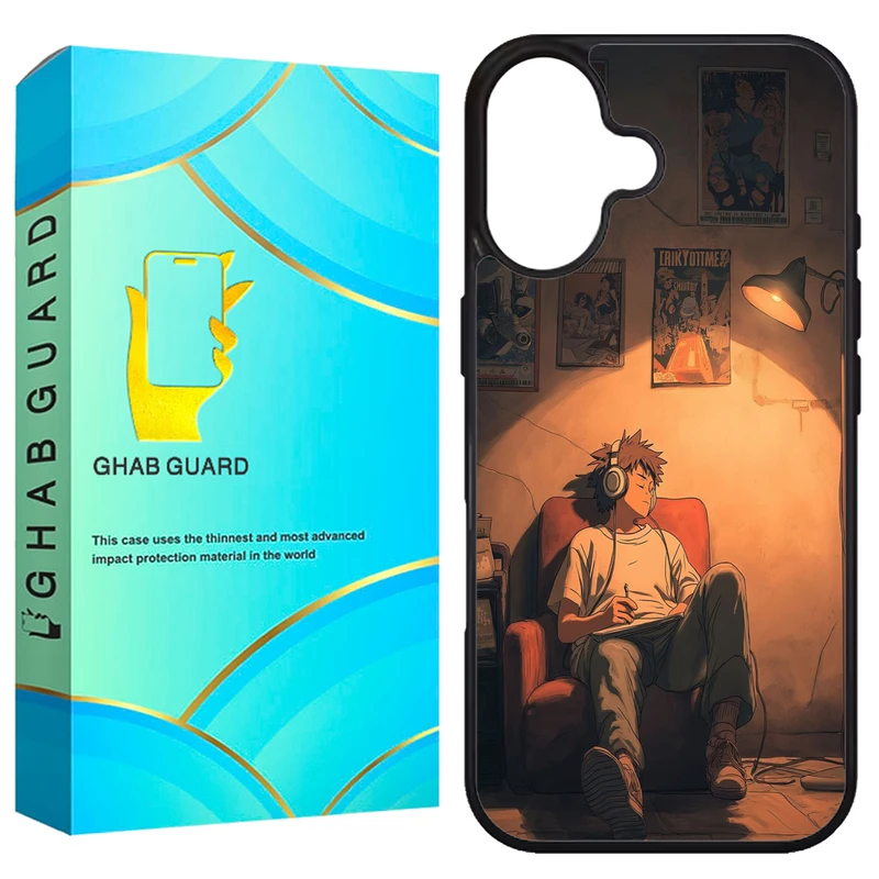 کاور قاب گارد طرح انیمه پسرانه مدل G16PL مناسب برای گوشی موبایل اپل iPhone 16 Plus