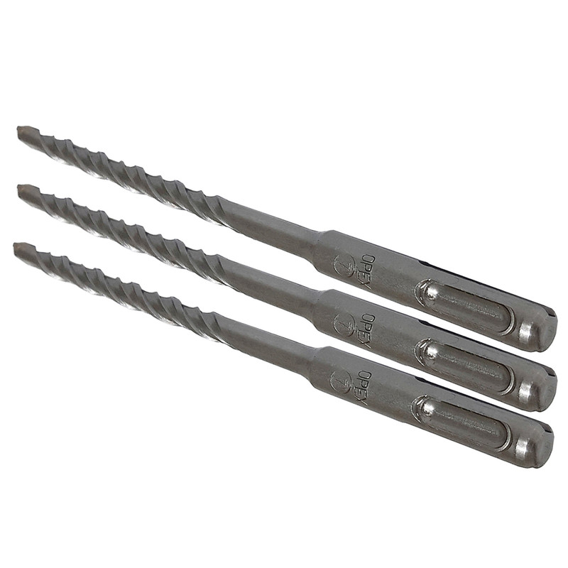 مته چهار شیار اپکس مدل HT - 007x160 سایز 7 میلی متر مجموعه سه عددی 