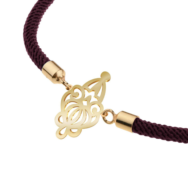 دستبند طلا 18 عیار زنانه مدوپد مدل اسلیمی کد D11-10569