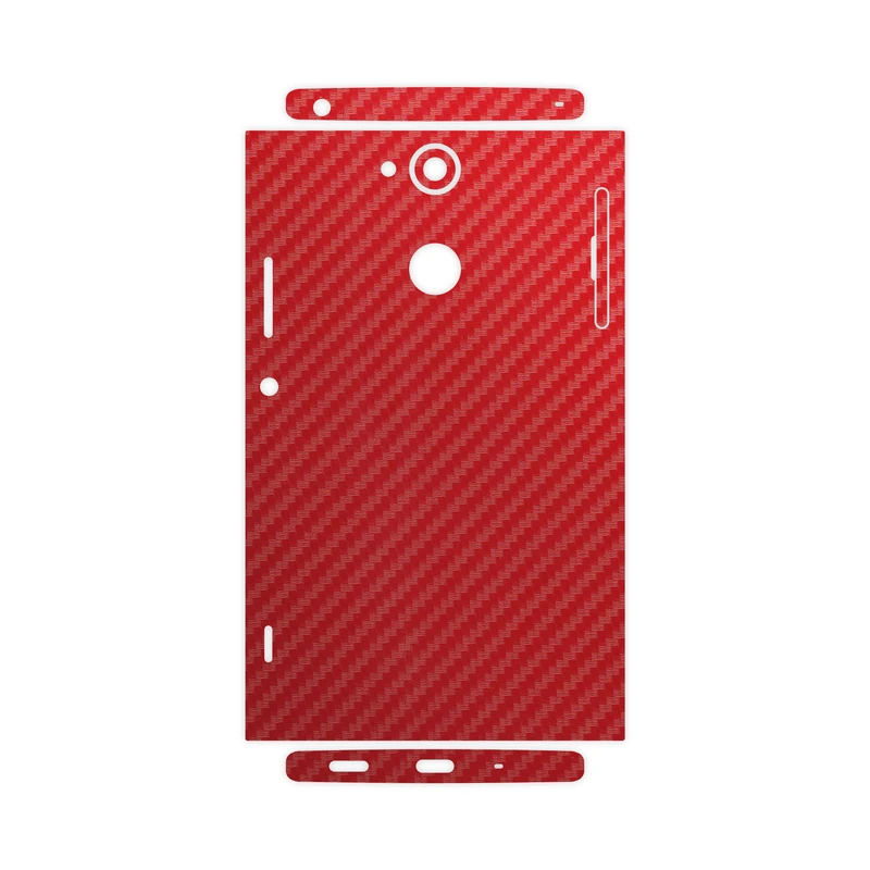 برچسب پوششی ماهوت مدل Red-Fiber-FullSkin مناسب برای گوشی موبایل سونی Xperia XA2