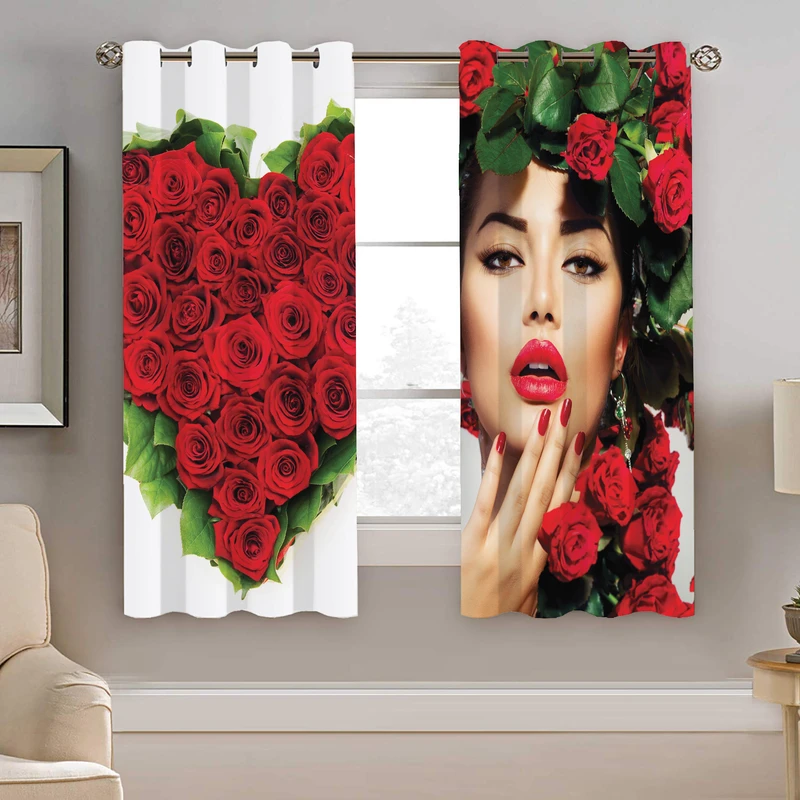 پرده نیروانا طرح چهره مدل مخمل کد 8095 سایز 140×200 سانتی متر