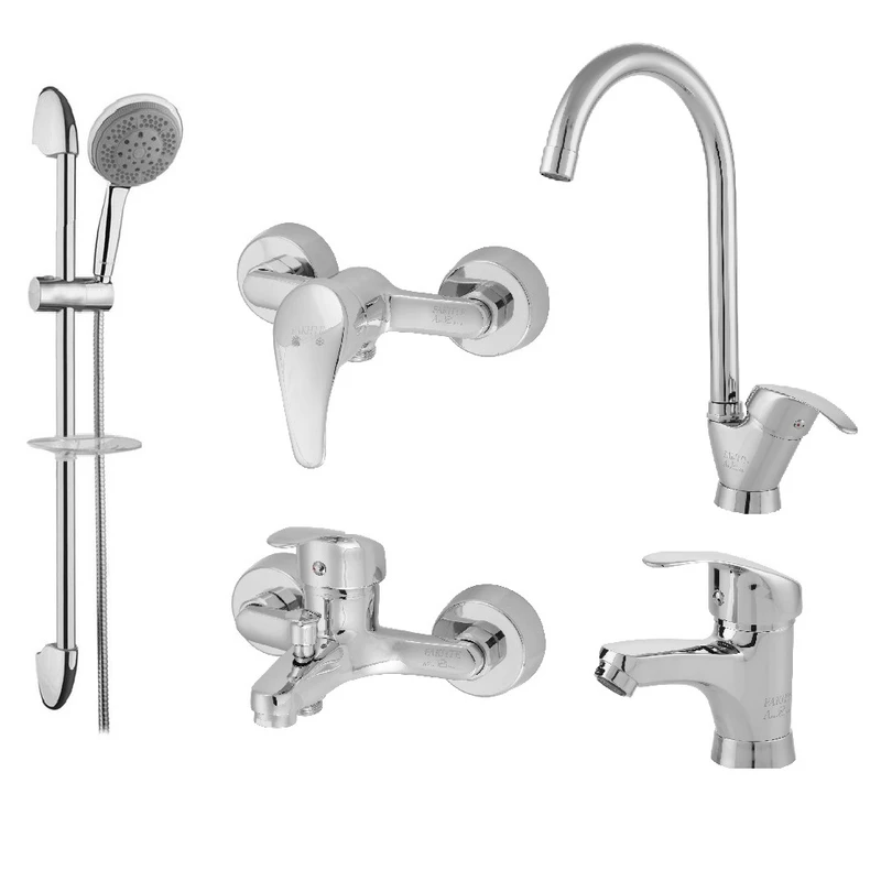 ست شیرآلات فاخته مدل ماهان پلاس K مجموعه 5 عددی 