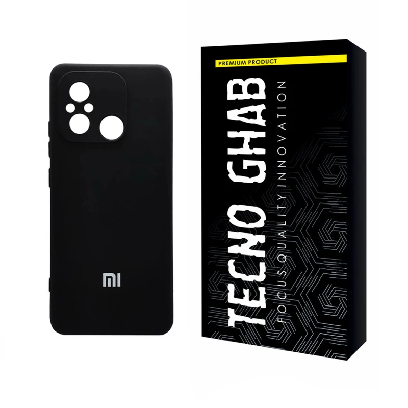 کاور تکنو قاب مدل سیلیکونی مناسب برای گوشی موبایل شیائومی REDMI 12C 