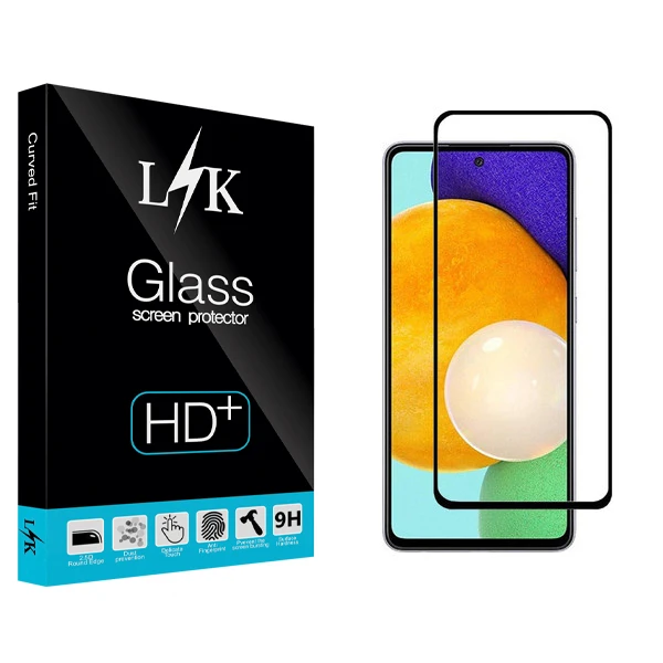 محافظ صفحه نمایش ال کی مدل Hard glass مناسب برای گوشی موبایل سامسونگ Galaxy A72