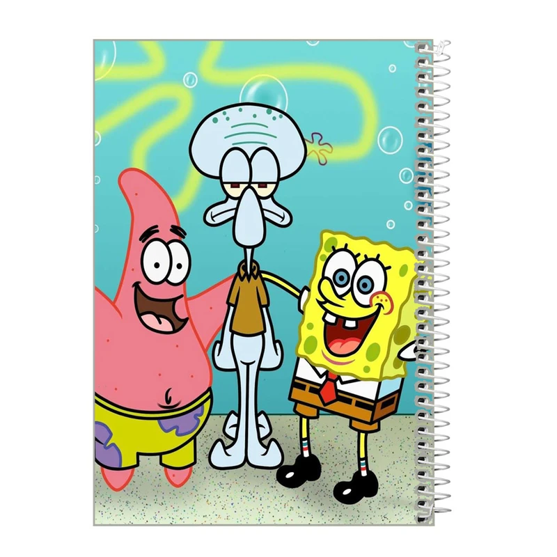 دفتر مشق 50 برگ طرح باب اسفنجی کد m378