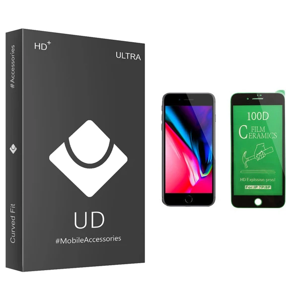 محافظ صفحه نمایش سرامیکی یو دی مدل ULTRA مناسب برای گوشی موبایل اپل iPhone 7 Plus