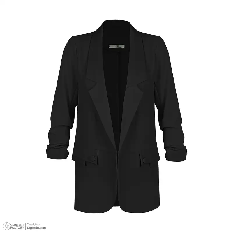 مانتو کتی زنانه نیزل مدل 0186-002 رنگ مشکی