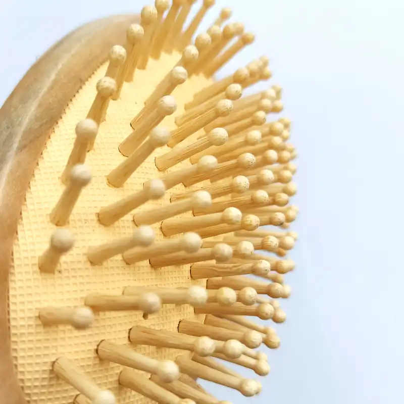 برس مو مدل چوب طبیعی بامبو