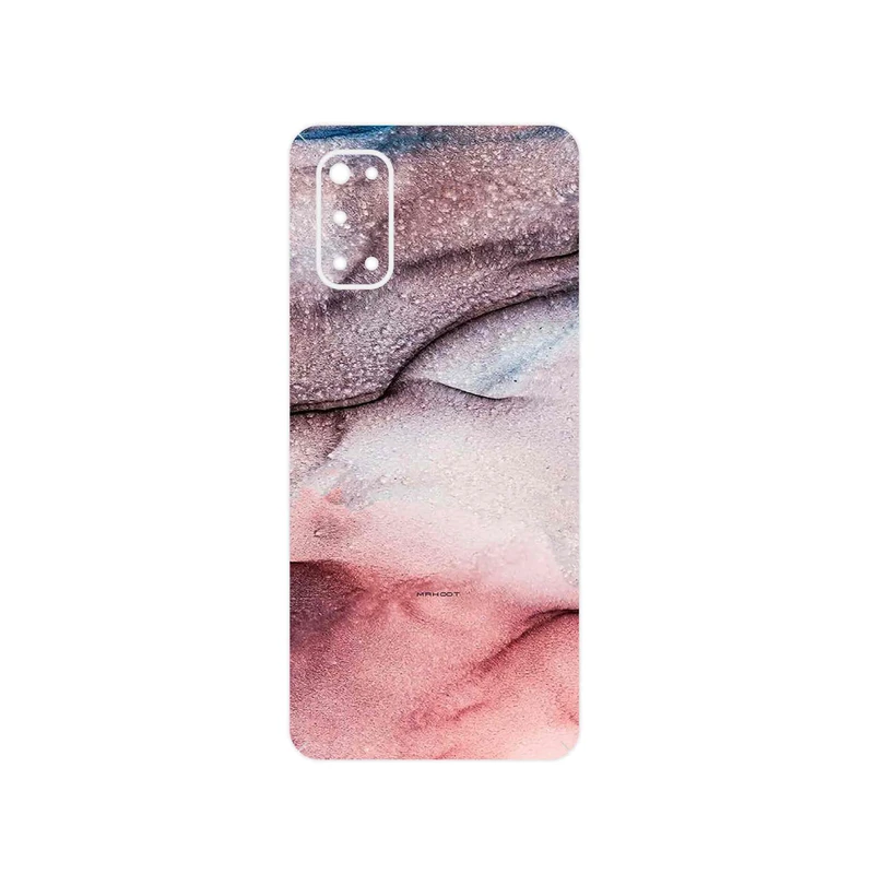 برچسب پوششی ماهوت مدل Smoky pink marble مناسب برای گوشی موبایل ریلمی 7 Pro