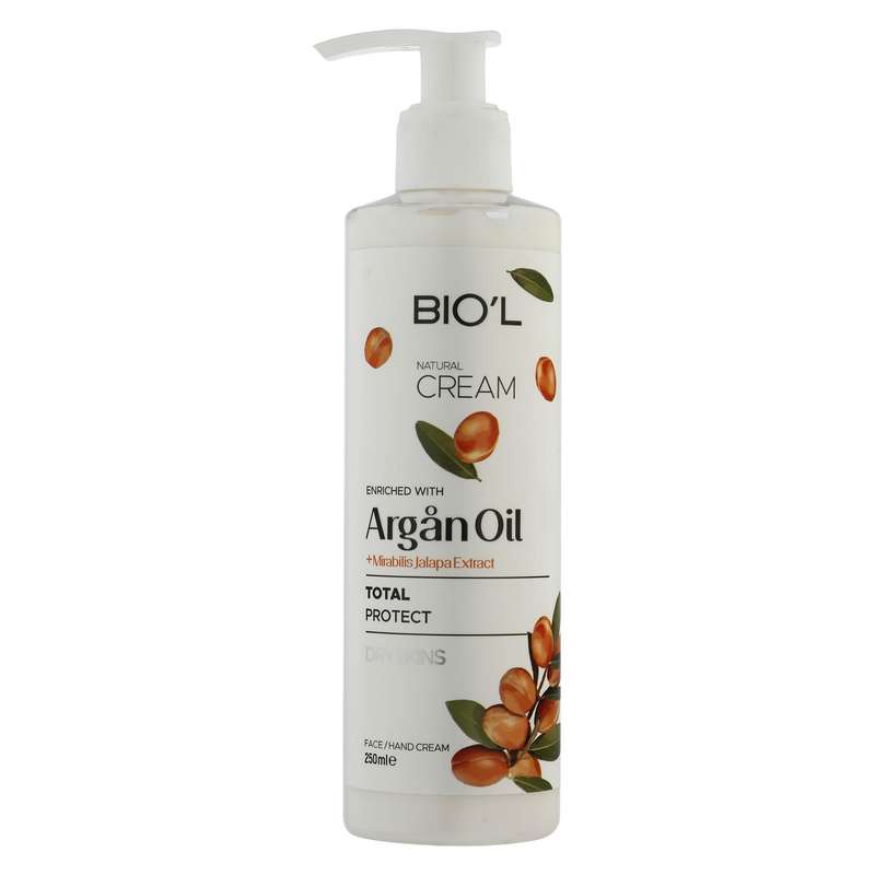کرم مرطوب کننده بیول مدل ARGAN OIL حجم 250 میلی لیتر