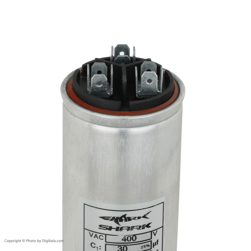 خازن کولر گازی شارک مدل 30+5 میکرو فاراد  450V