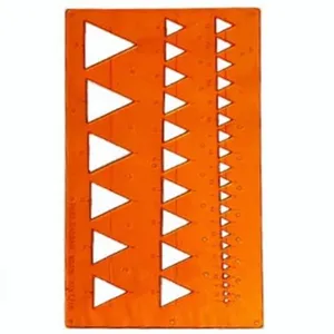 شابلون پارس رسام طرح مثلث کد 2