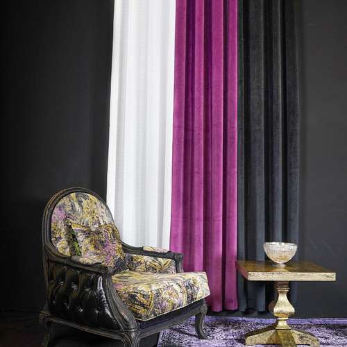 پرده مدل مخمل کالیفرنیا خانه دیزاین 01 سایز 140x280 سانتی متر