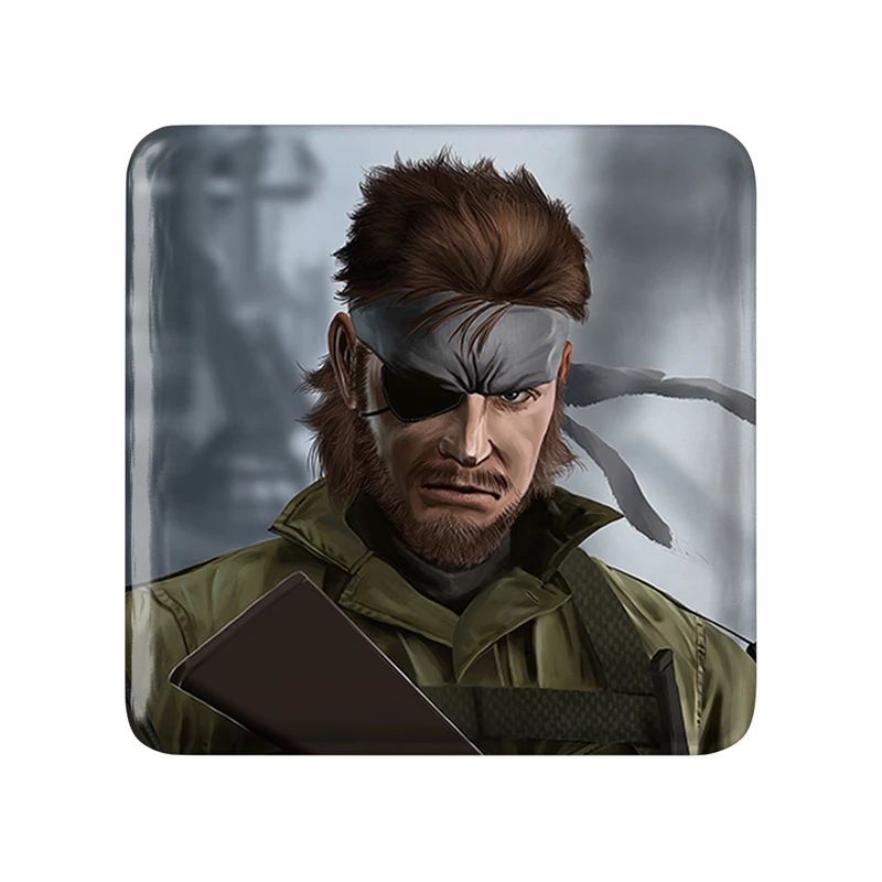 پیکسل خندالو طرح بازی متال گیر (Metal Gear) مدل مربعی کد 33125
