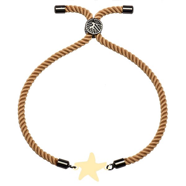 دستبند طلا 18 عیار دخترانه کرابو طرح ستاره مدل Krd1618