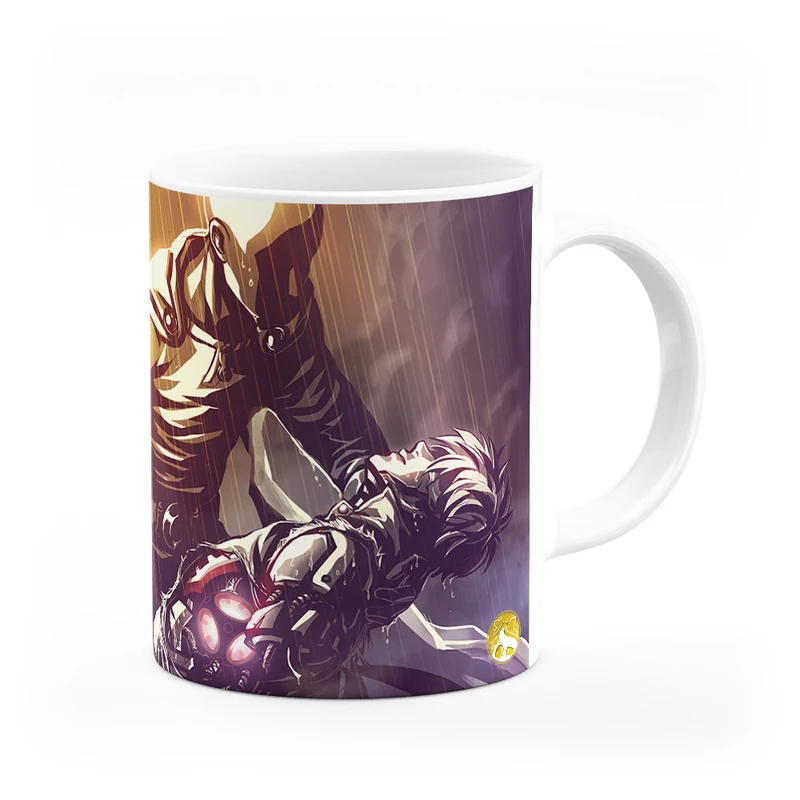 ماگ هومرو طرح انیمه مرد تک مشتی One Punch Man مدل MG2291