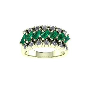 انگشتر طلا اونیکست مدل 2281 Emerald