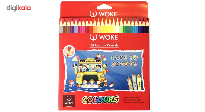 مداد رنگی 24 رنگ ووک مدل 9403R