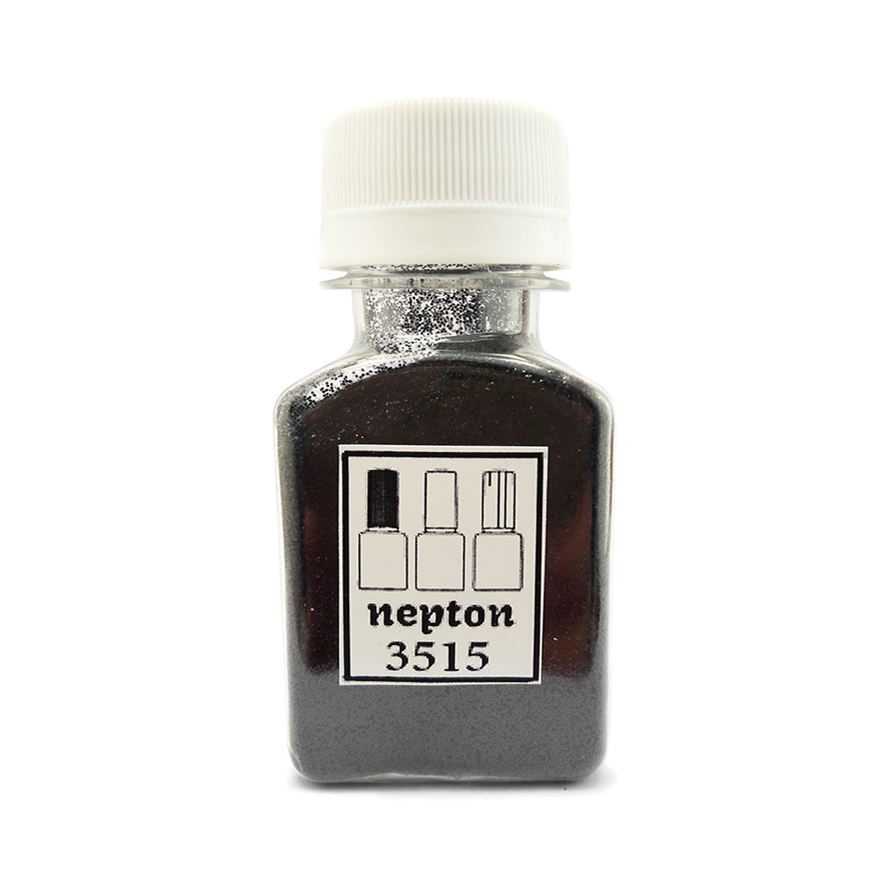 پودر اکلیل ناخن نپتون مدل Black 3515