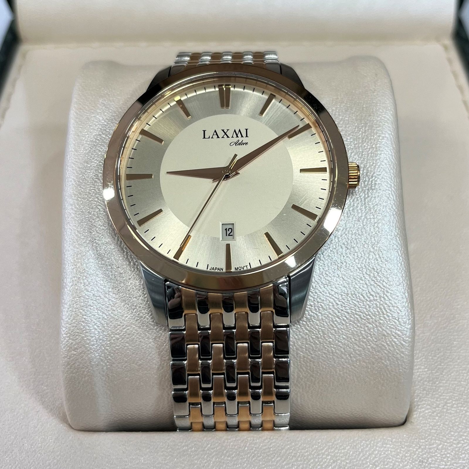 ست ساعت مچی عقربه ای زنانه و مردانه لاکسمی مدل 8525G-2 - 8525L-2 -  - 2