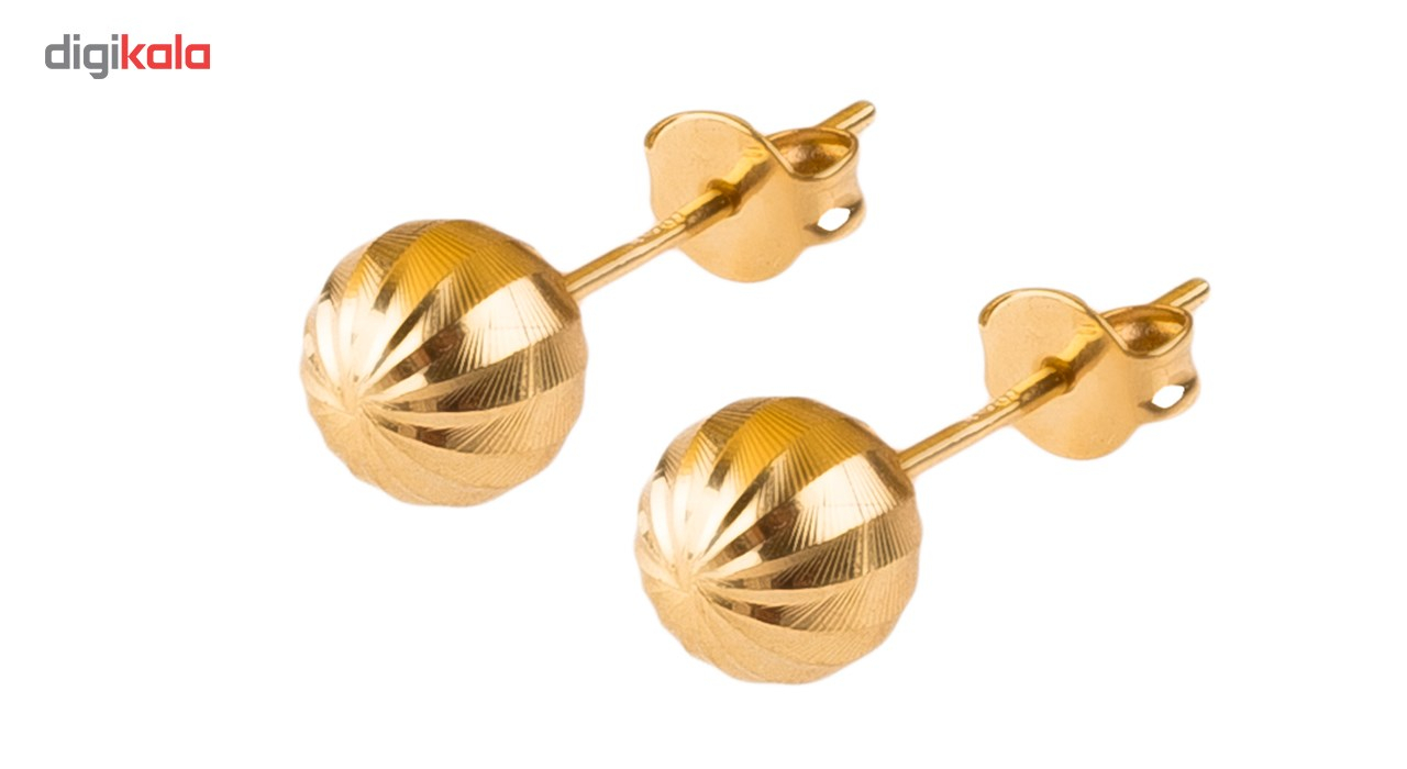 گوشواره طلا 18 عیار گالری طلاچی میخی 2