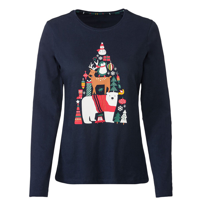 ست تی شرت آستین بلند و شلوار زنانه اسمارا مدل 17364497