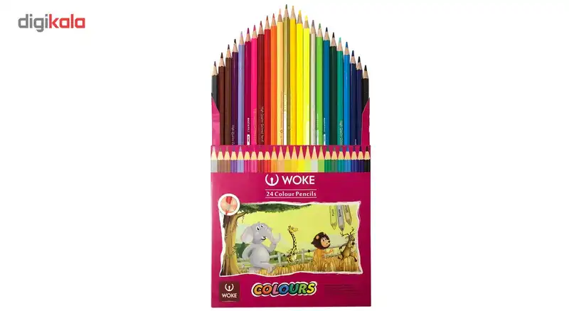 مداد رنگی 24 رنگ ووک مدل 9403P