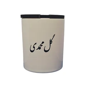 جای ادویه مدل درب چوبی طرح گل محمدی